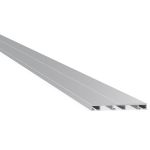 Aluminium verbindings-bovenprofiel, blank, 500 cm tbv kanaalplaten dak