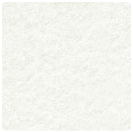 Wandpaneel vilt, wit - 2950 x 600 mm