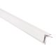 Buitenhoekprofiel wit geanodiseerd aluminium tbv 4 mm wandpaneel. Lengte 2600 mm